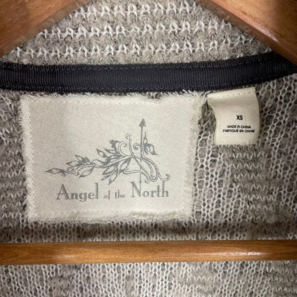 Angel Of?The North ?Anthropologie  Equinox Wool Chevron Knit Open - Picture 3 of 7
